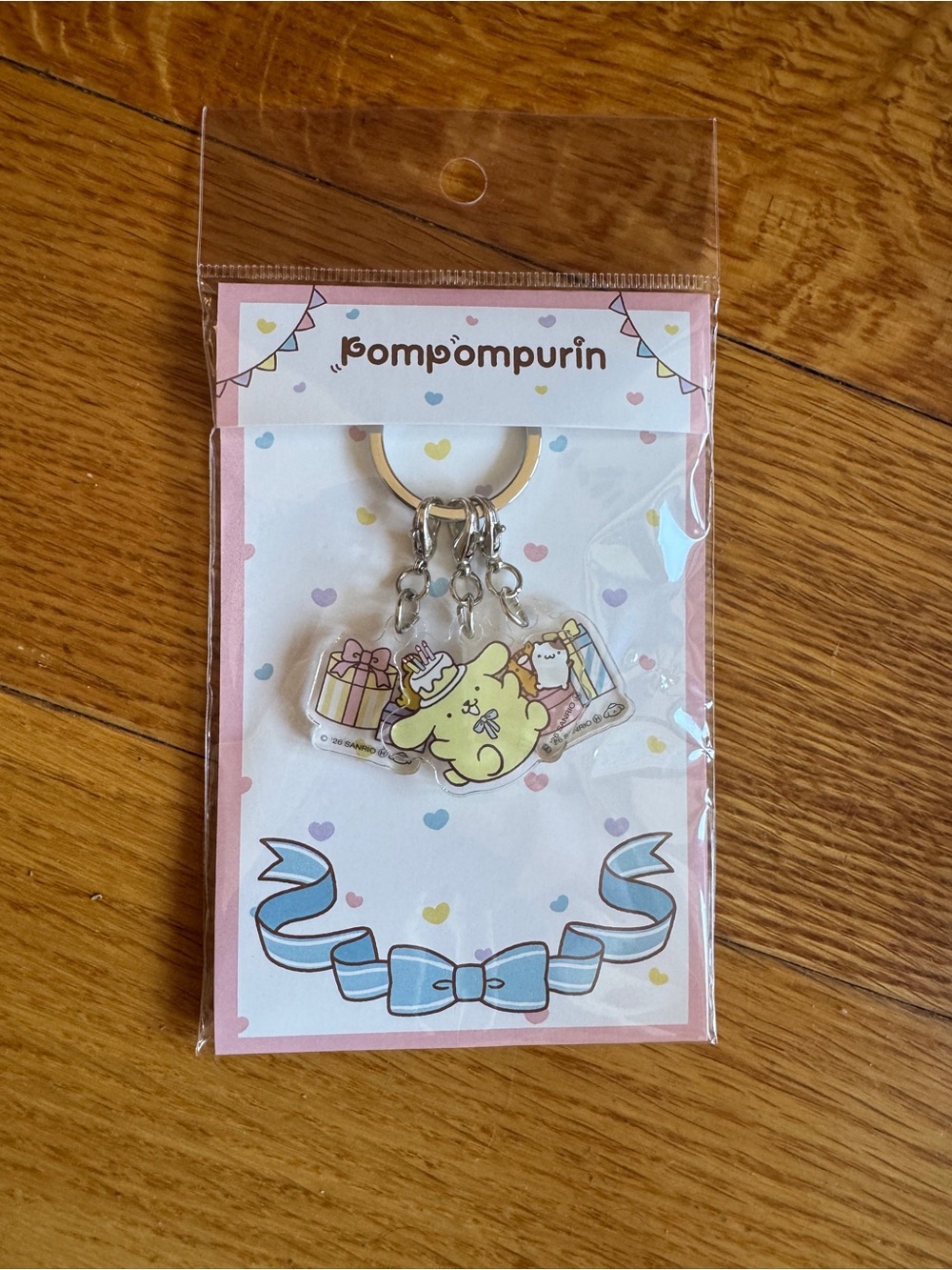 Pompompurin 30th Anniversary Keychain Japan Rare Exclusive